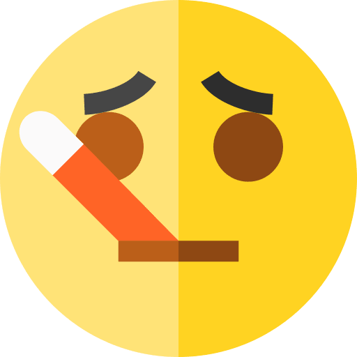 Sick sick feelings smiley icon Sick sick feelings smiley icon