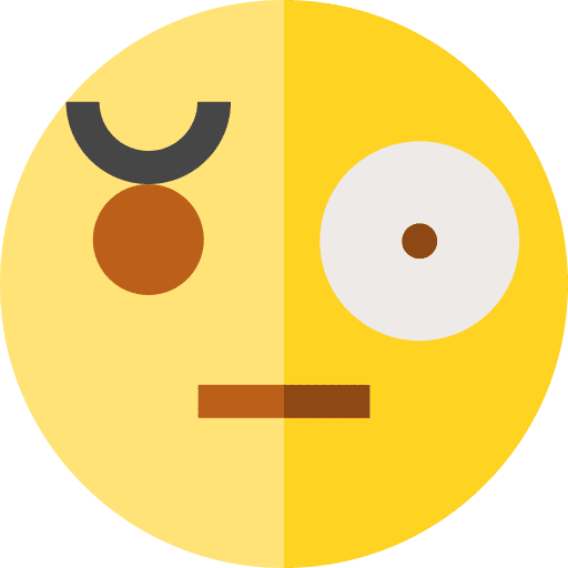 Confused weird emoticon feelings icon Confused weird emoticon feelings icon