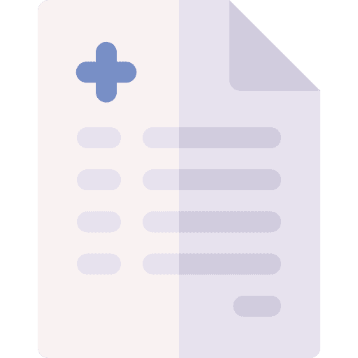 Medical report skin health report healthcare and medical icon Medical report skin health report healthcare and medical icon