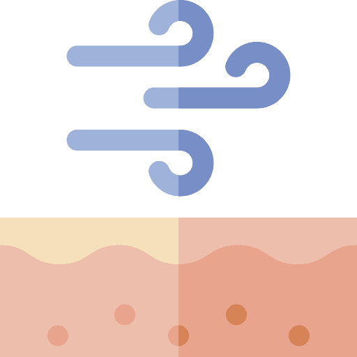 Wind healthcare and medical dermatology face icon Wind healthcare and medical dermatology face icon