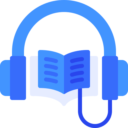 Audio book ebook education audio book icon Audio book ebook education audio book icon