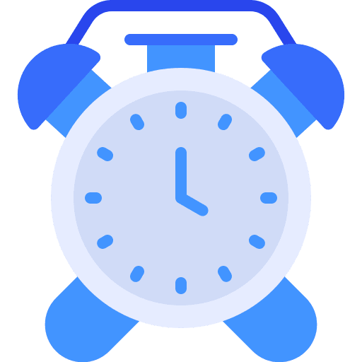 Alarm time and date wake up electronics icon Alarm time and date wake up electronics icon