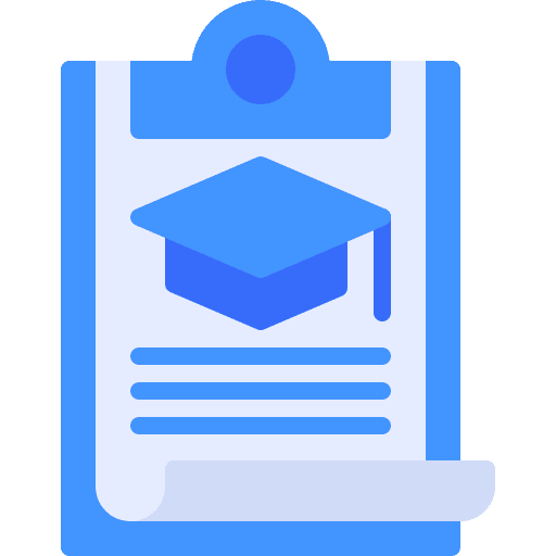 Clipboard graduate teaching learning icon Clipboard graduate teaching learning icon