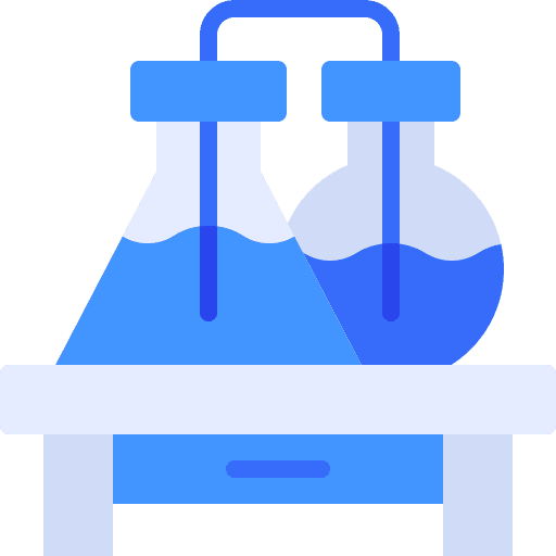 Laboratory flask science lab icon Laboratory flask science lab icon