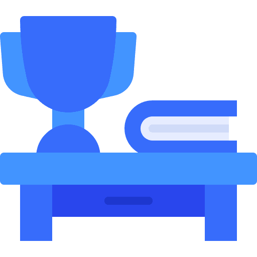Workplace workplace trophy desk icon Workplace workplace trophy desk icon