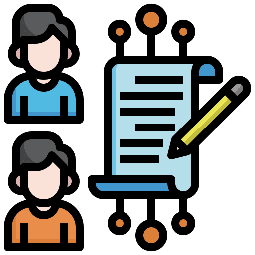 Agreement business and finance license contract icon