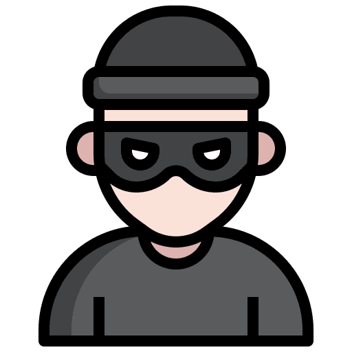 Bandit profile user man icon
