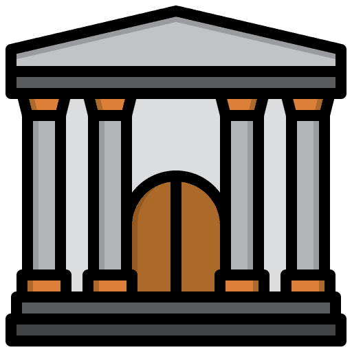 Court court bank courthouse icon