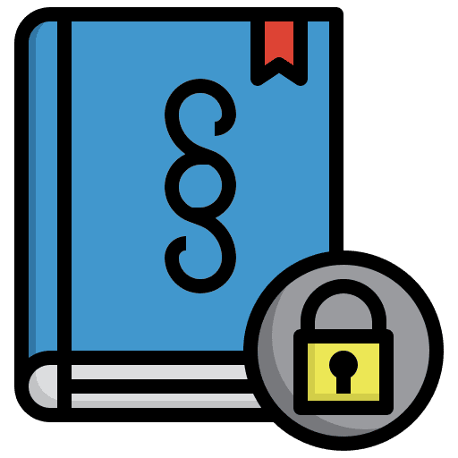 Secret secure security padlock icon Secret secure security padlock icon