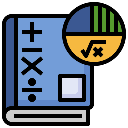 Mathematics knowledge learning education icon Mathematics knowledge learning education icon