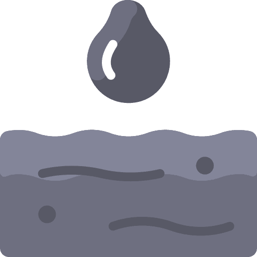 Oil spill ecology and environment water oil spill icon