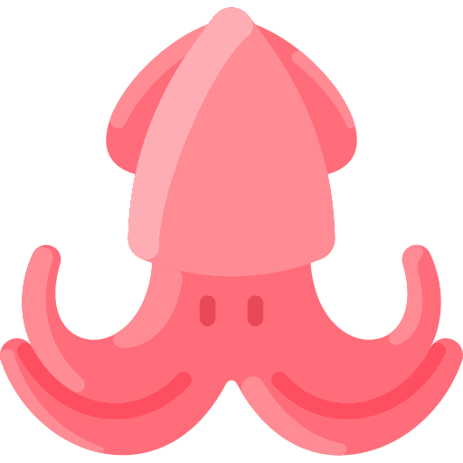 Squid aquatic sea life animals icon Squid aquatic sea life animals icon