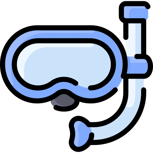 Diving mask diving googles scuba dive diving mask icon