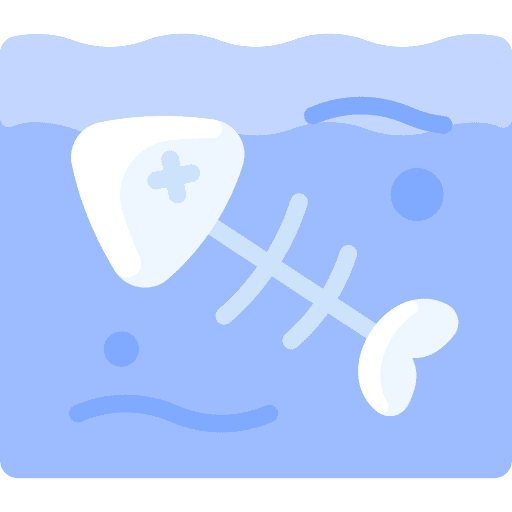 Fish bone ecology and environment waves fish bone icon Fish bone ecology and environment waves fish bone icon