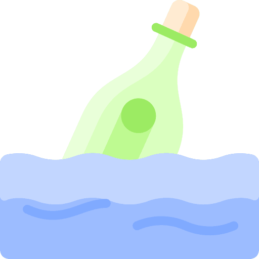 Message in a bottle miscellaneous sea water icon Message in a bottle miscellaneous sea water icon