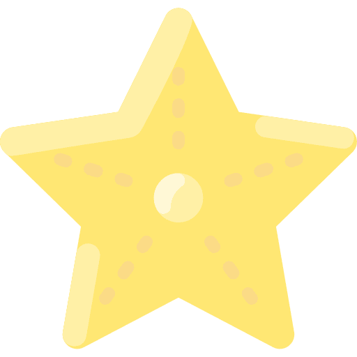 Starfish ocean aquarium animals icon Starfish ocean aquarium animals icon