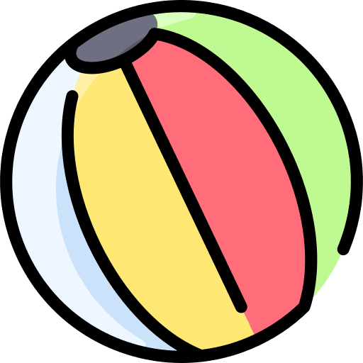 Ball fun ball holidays icon