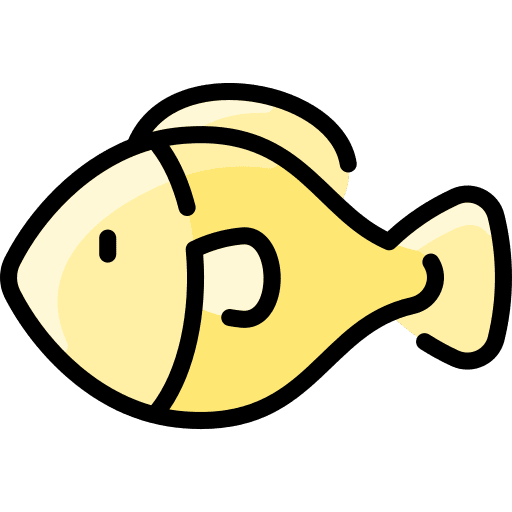 Fish aquarium fish sea life icon