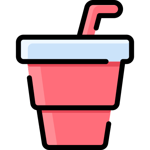 Plastic cup cold drink plastic cup frappe icon