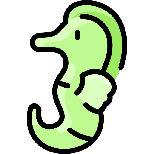 Seahorse seahorse marine aquatic icon