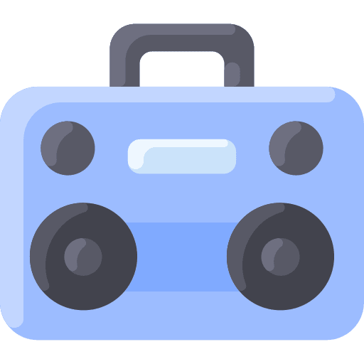 Boombox audio boombox music and multimedia icon Boombox audio boombox music and multimedia icon
