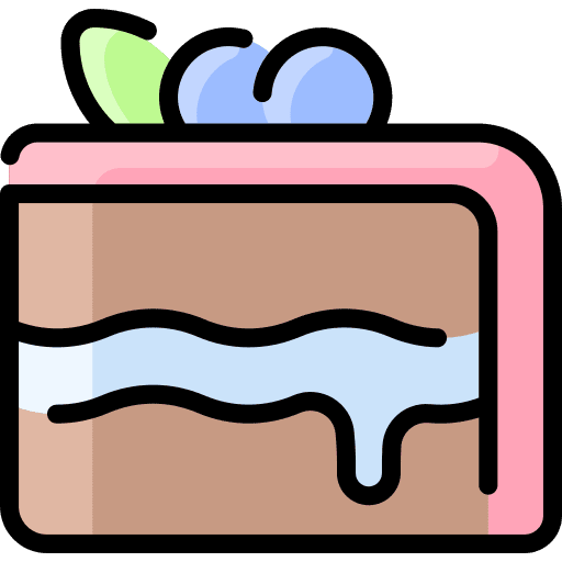 Cake dessert food food and restaurant icon