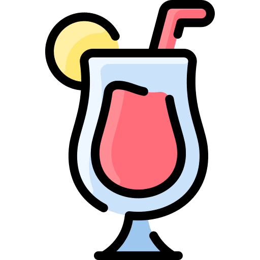Cocktail straw alcohol alcoholic icon