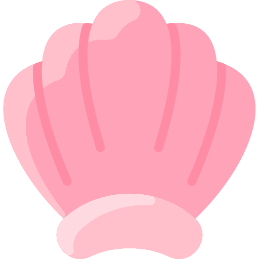 Shell sea life mollusk animals icon