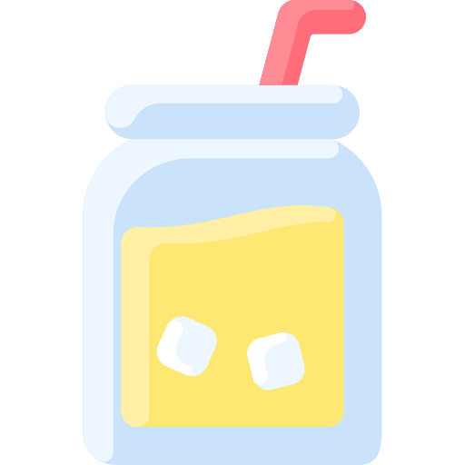 Lemonade juice food and restaurant beverage icon Lemonade juice food and restaurant beverage icon