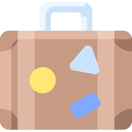 Luggage baggage travel vacations icon Luggage baggage travel vacations icon