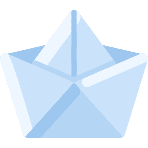 Paper boat paper paper boat art icon Paper boat paper paper boat art icon