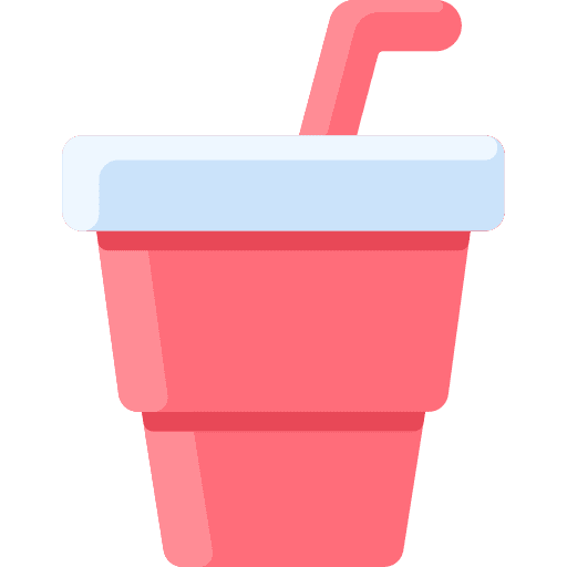 Plastic cup food and restaurant coffee cup iced coffee icon Plastic cup food and restaurant coffee cup iced coffee icon