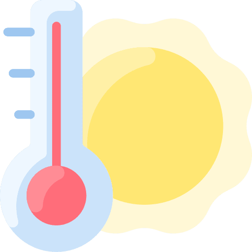 Temperature warm temperature weather icon Temperature warm temperature weather icon