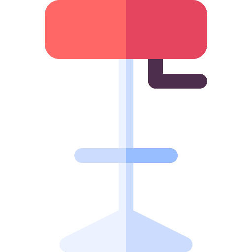Bar stool bar stool furniture and household seat icon Bar stool bar stool furniture and household seat icon