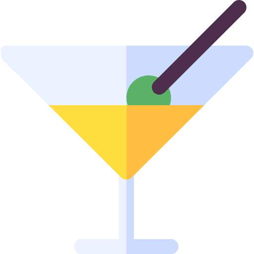 Cocktail glasses food and restaurant cocktail icon Cocktail glasses food and restaurant cocktail icon