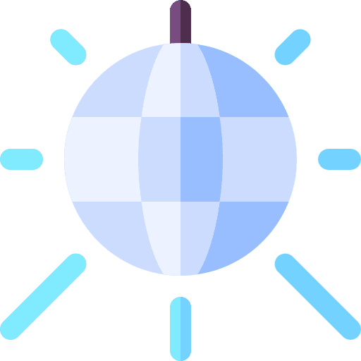 Disco ball disco ball birthday club icon