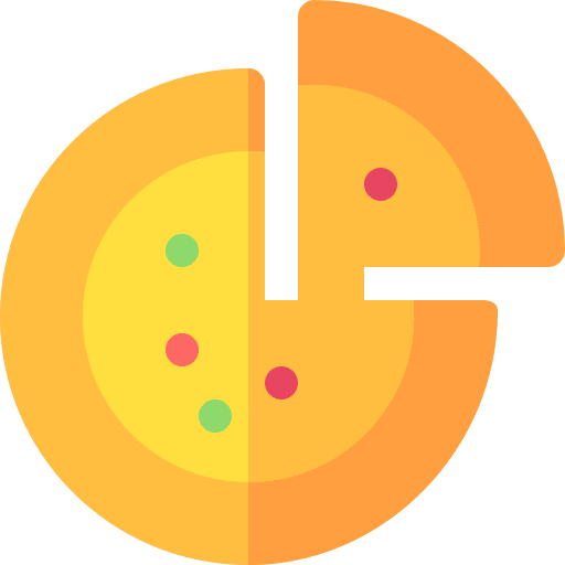 Pizza food and restaurant slice piece icon Pizza food and restaurant slice piece icon
