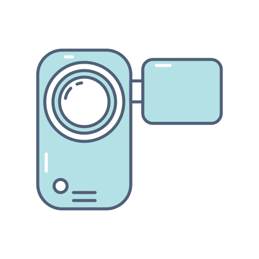 Camcorder multimedia gadget handy icon Camcorder multimedia gadget handy icon