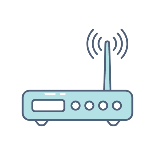 Router wireless wifi router entertainment icon