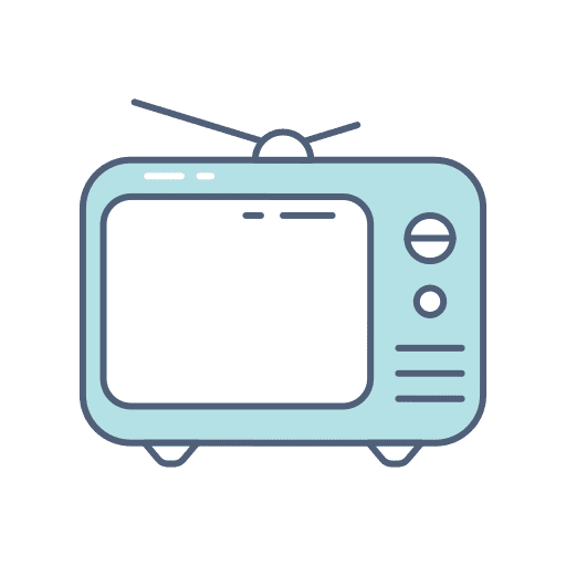 Television technology electronics multimedia icon