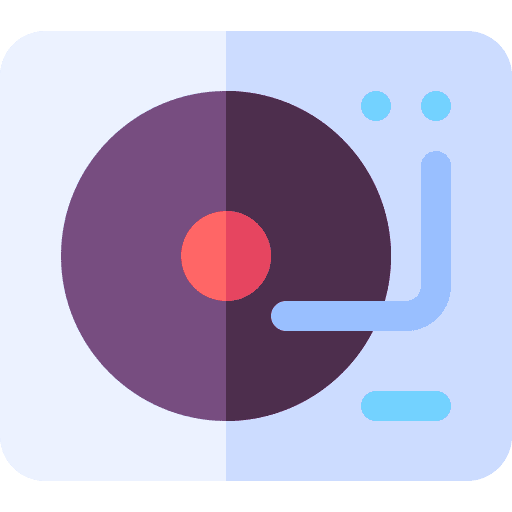 Turntable turntable device electronics icon Turntable turntable device electronics icon