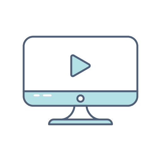 Video player entertainment video player music and multimedia icon