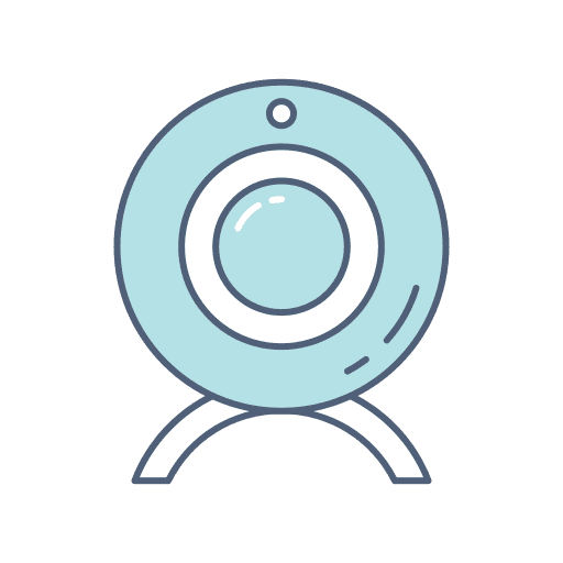 Webcam entertainment electronics camera icon Webcam entertainment electronics camera icon
