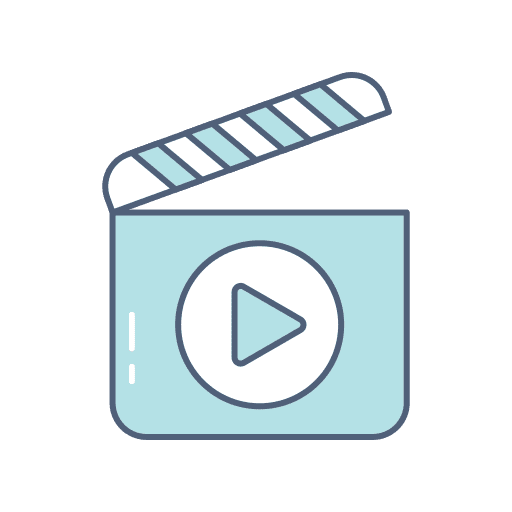 Clapperboard gadget entertainment multimedia icon Clapperboard gadget entertainment multimedia icon