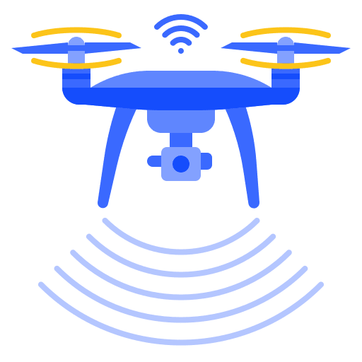 Drone digital smart drone smart icon
