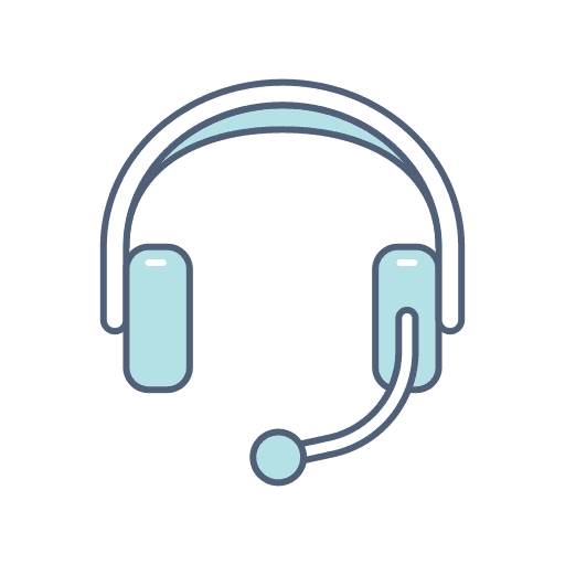 Headset gadget microphone multimedia icon Headset gadget microphone multimedia icon
