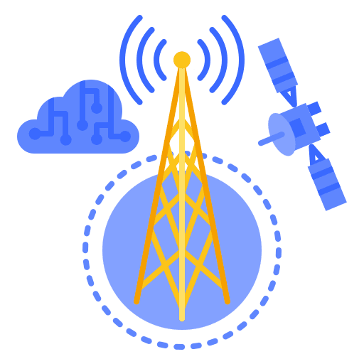 Cloud internet of things cloud phone icon Cloud internet of things cloud phone icon