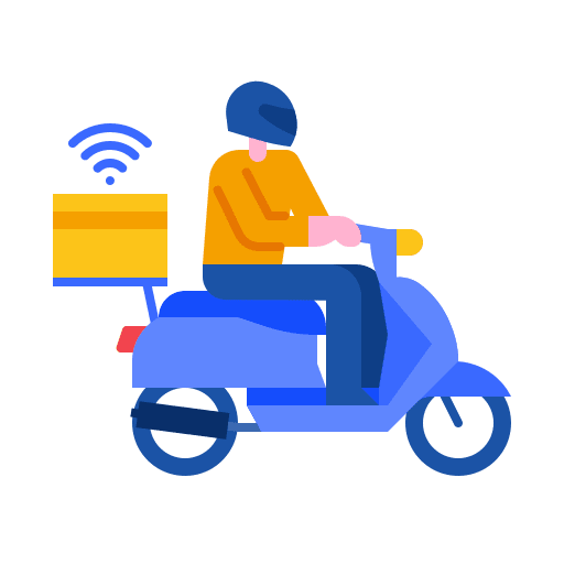 Food delivery takeaway sport motorbike icon Food delivery takeaway sport motorbike icon