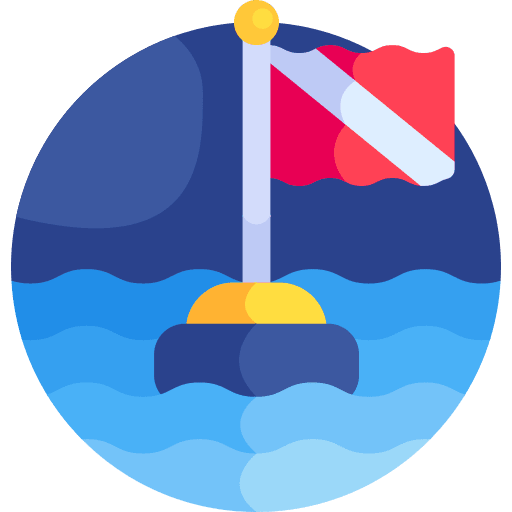 Buoy warning protection sea icon Buoy warning protection sea icon