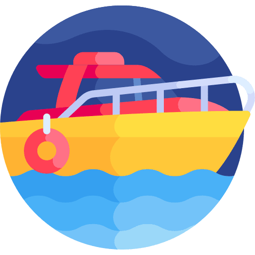 Speed boat transport boat speed boat icon